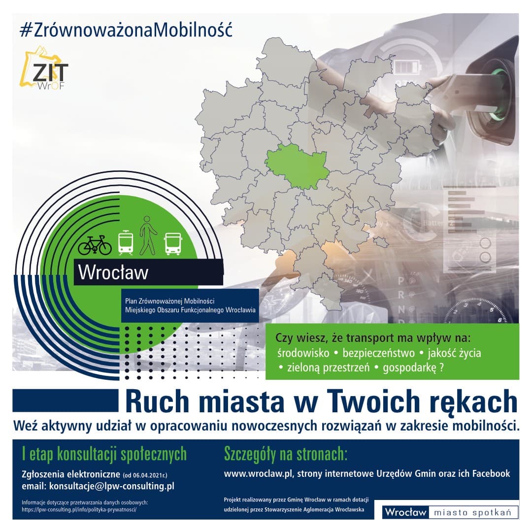 Plan Zrównoważonej Mobilności – weź udział w konsultacjach