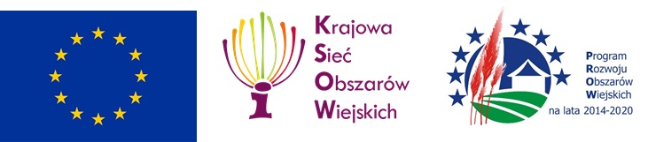 Od lewej: flaga Unii Europejskiej, logo KSOW, logo PROW