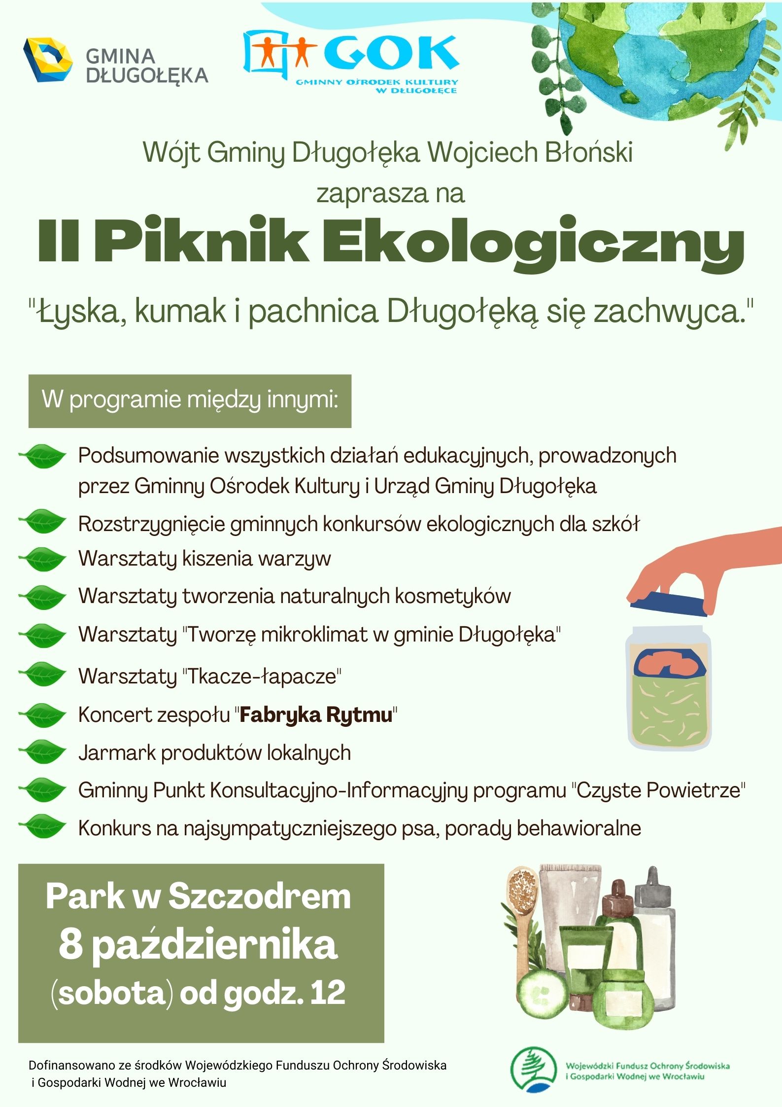 II Piknik Ekologiczny już 8 października w parku w Szczodrem