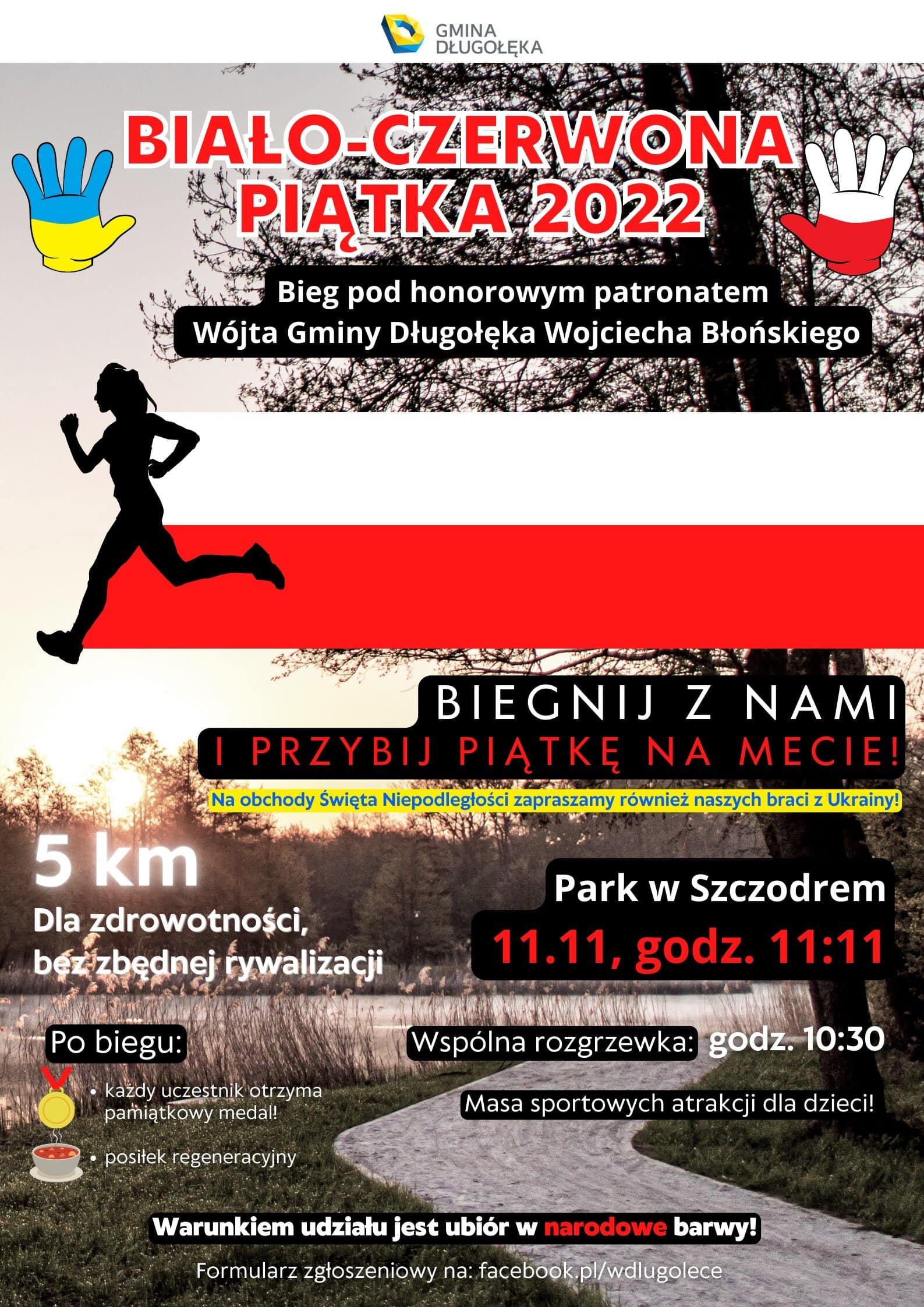 Aktywne obchody Święta Niepodległości w parku w Szczodrem