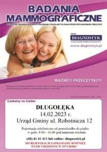 Bezpłatna mammografia – 14 i 15 lutego