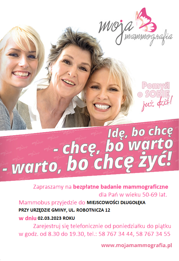Mammografia dla kobiet już 2. marca!