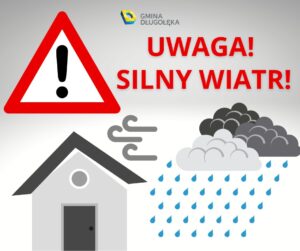 OSTRZEŻENIE O SILNYM WIETRZE I GWAŁTOWNYCH OPADACH