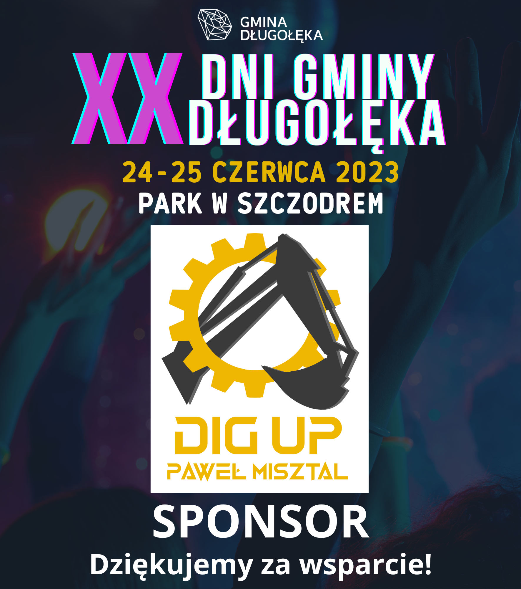 DIG UP Paweł Misztal sponsorem XX Dni Gminy Długołęka