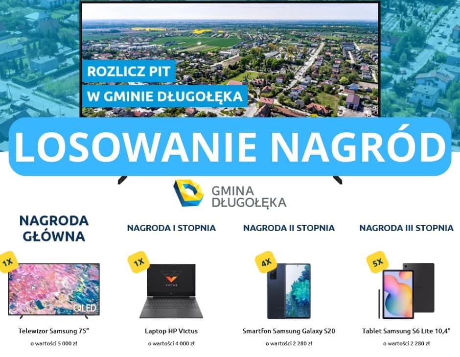 Losowanie nagród w loterii Rozlicz PIT