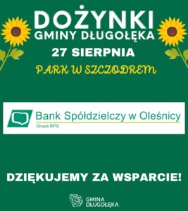 Bank Spółdzielczy w Oleśnicy partnerem Dożynek Gminy Długołęka
