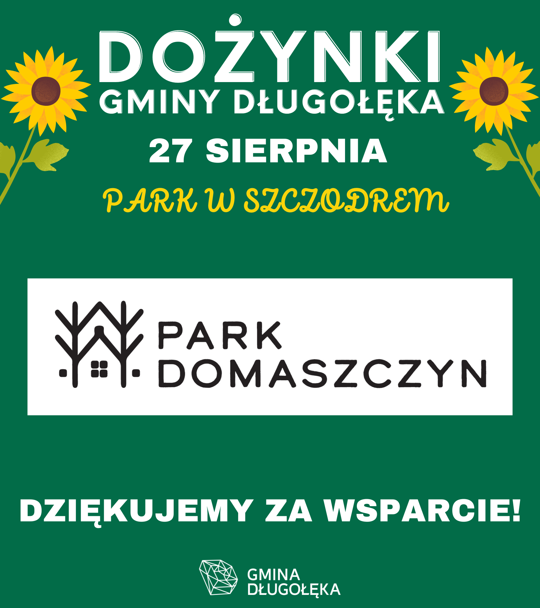 Park Domaszczyn partnerem Dożynek Gminy Długołęka