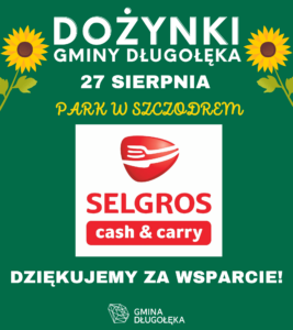 Selgros Cash&Carry partnerem Dożynek Gminy Długołęka