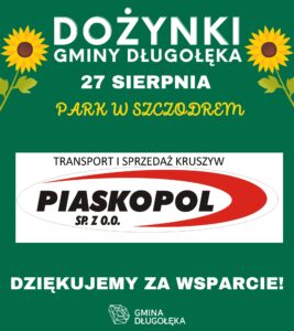 Piaskopol partnerem Dożynek Gminy Długołęka