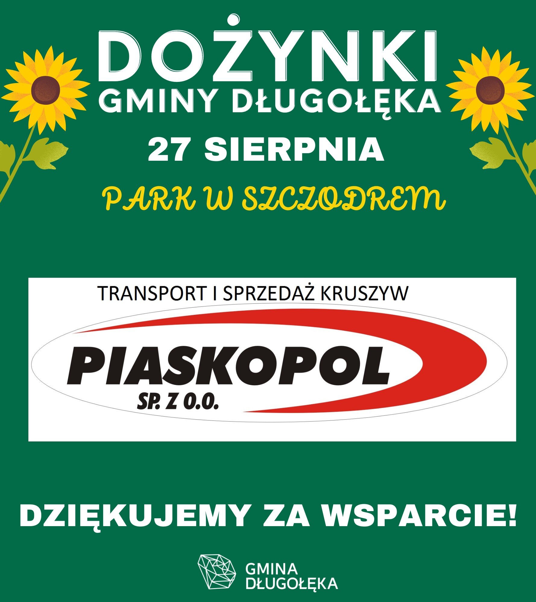 Piaskopol partnerem Dożynek Gminy Długołęka