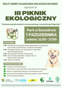 7 października w parku w Szczodrem odbędzie się III Piknik Ekologiczny
