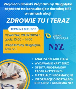Konsultacje z doradcą NFZ w ramach akcji „Zdrowie tu i teraz”