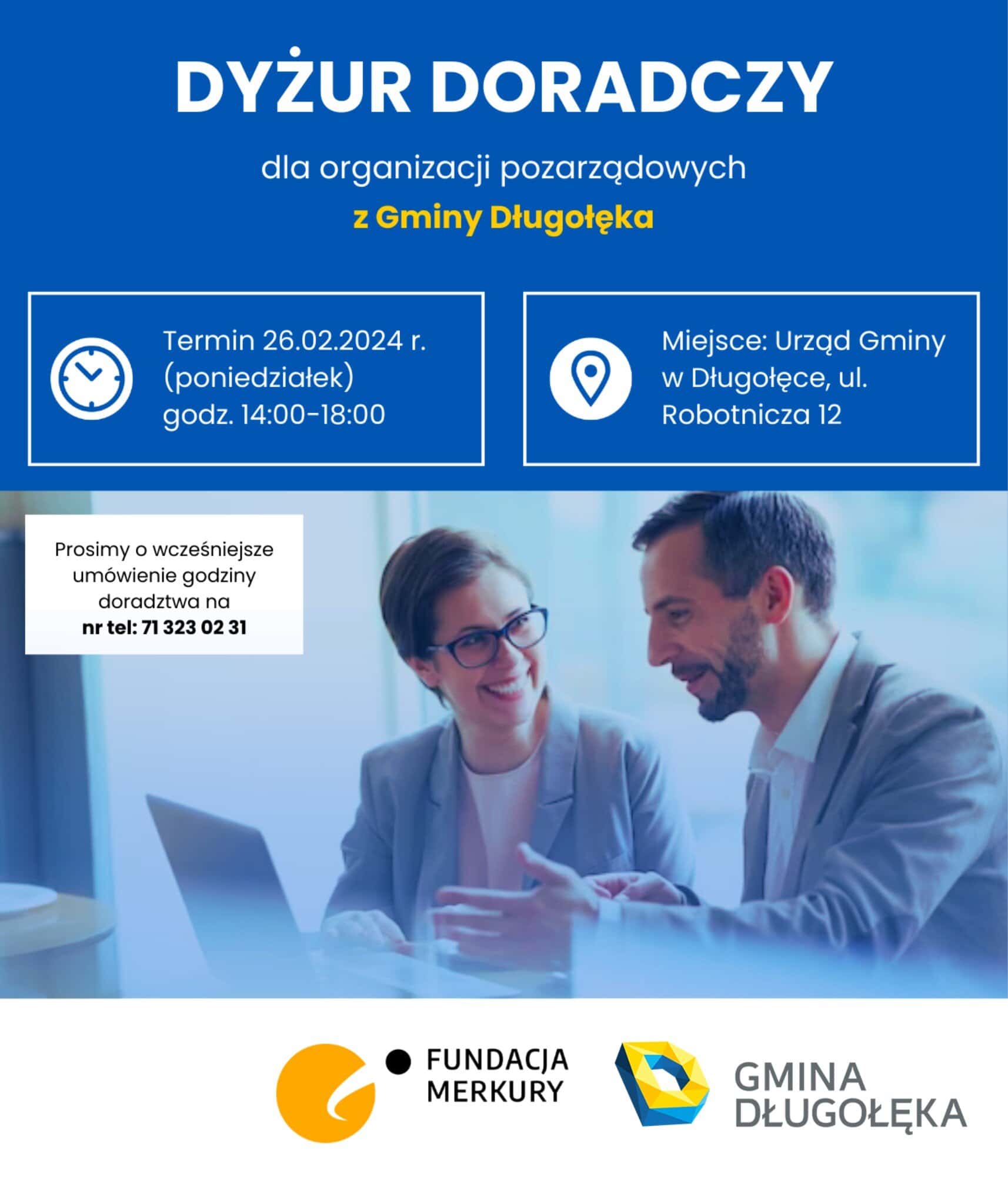 Dyżur doradczy dla organizacji pozarządowych