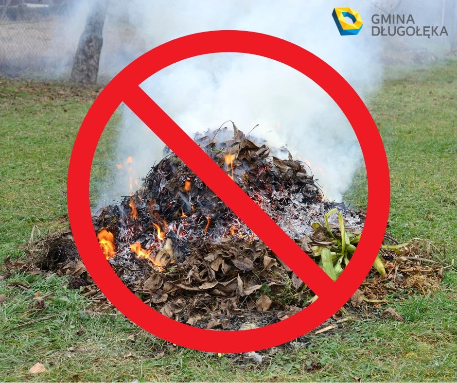 Nie spalaj odpadów zielonych, bo to karalne!