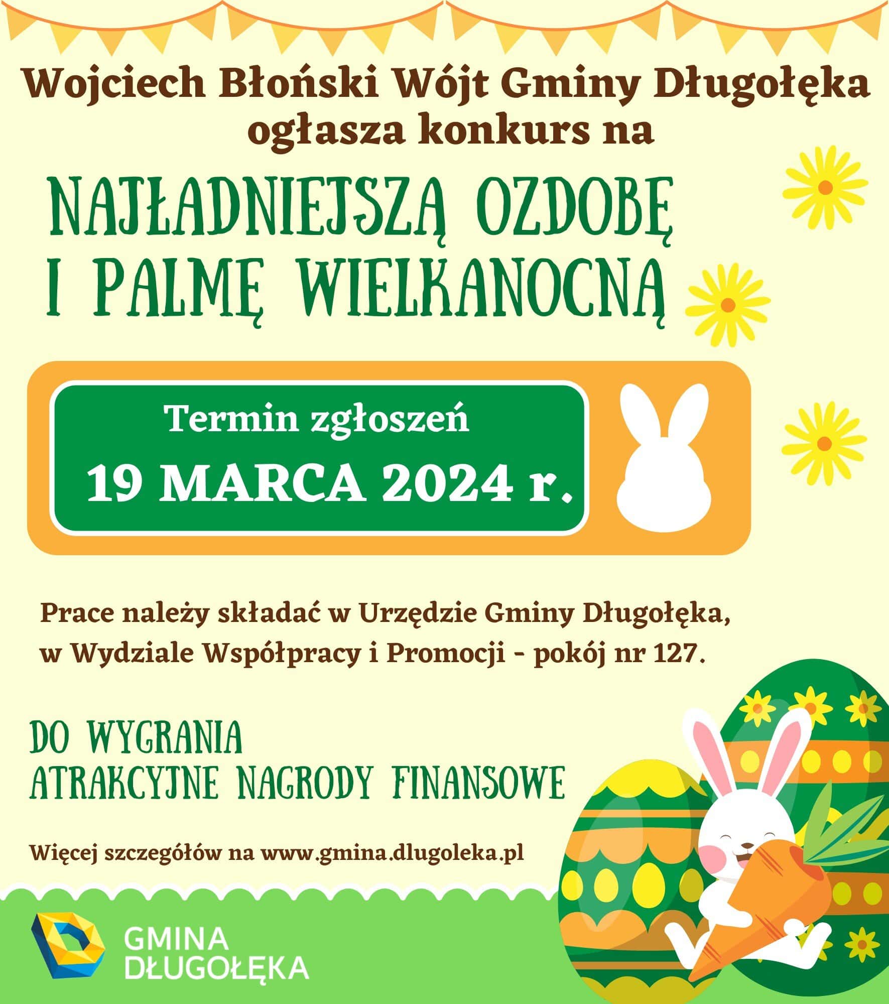 Konkurs na Najładniejszą Ozdobę i Palmę Wielkanocną
