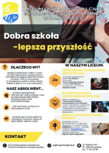 Liceum blisko Ciebie – przyszłość zaczyna się dziś!