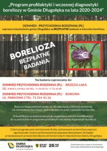 Borelioza – bezpłatne badania