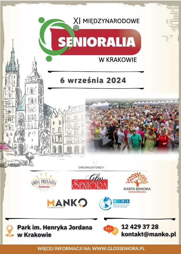 Wyjazd na XI Międzynarodowe Senioralia w Krakowie – w sierpniu ruszą zapisy
