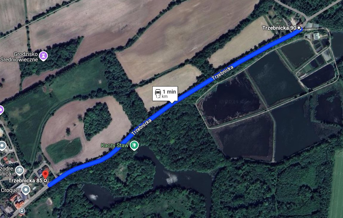 Tymczasowa organizacja ruchu w Szczodrem