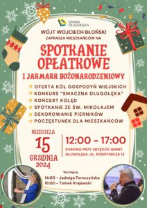 Spotkanie Opłatkowe i Jarmark Bożonarodzeniowy w Długołęce