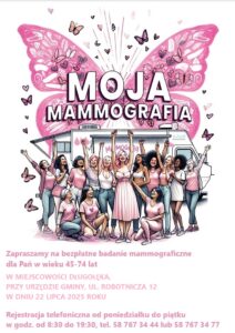 Bezpłatne badania mammograficzne – trzy terminy w lipcu!