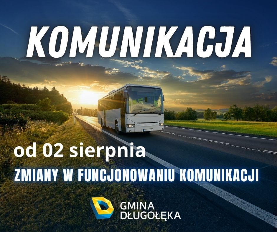 Nowa komunikacja w Gminie Długołęka już od 2 sierpnia!