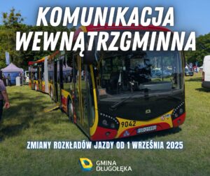 Zmiany w komunikacji wewnątrzgminnej od 1 września 2025