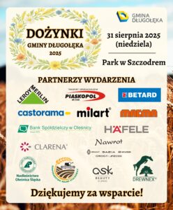 Podziękowania dla partnerów Dożynek Gminy Długołęka