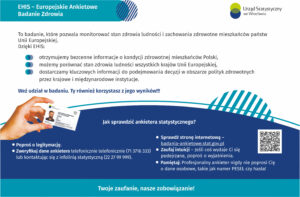 Europejskie Ankietowe Badanie Zdrowia (EHIS)!