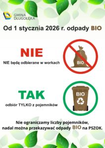 Informacje na temat odbioru bioodpadów w 2026 roku