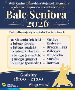 Bale Seniora 2026 na FB Bale Seniora 2026 w Gminie Długołęka