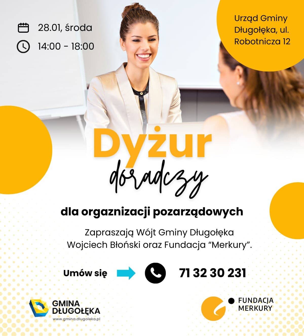 Dyżur doradczy dla organizacji pozarządowych