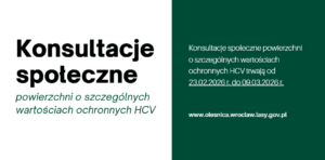 grafika HCV na stronę konsultacje społeczne Konsultacje społeczne dotyczące powierzchni o szczególnych wartościach ochronnych (HCV)