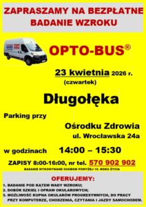 Bezpłatne badania wzroku w gminie