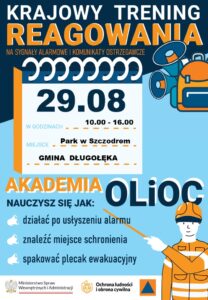 AKADEMIA OLiOC – plakat_A4_ Krajowy Trening Reagowania Akademii OLiOC